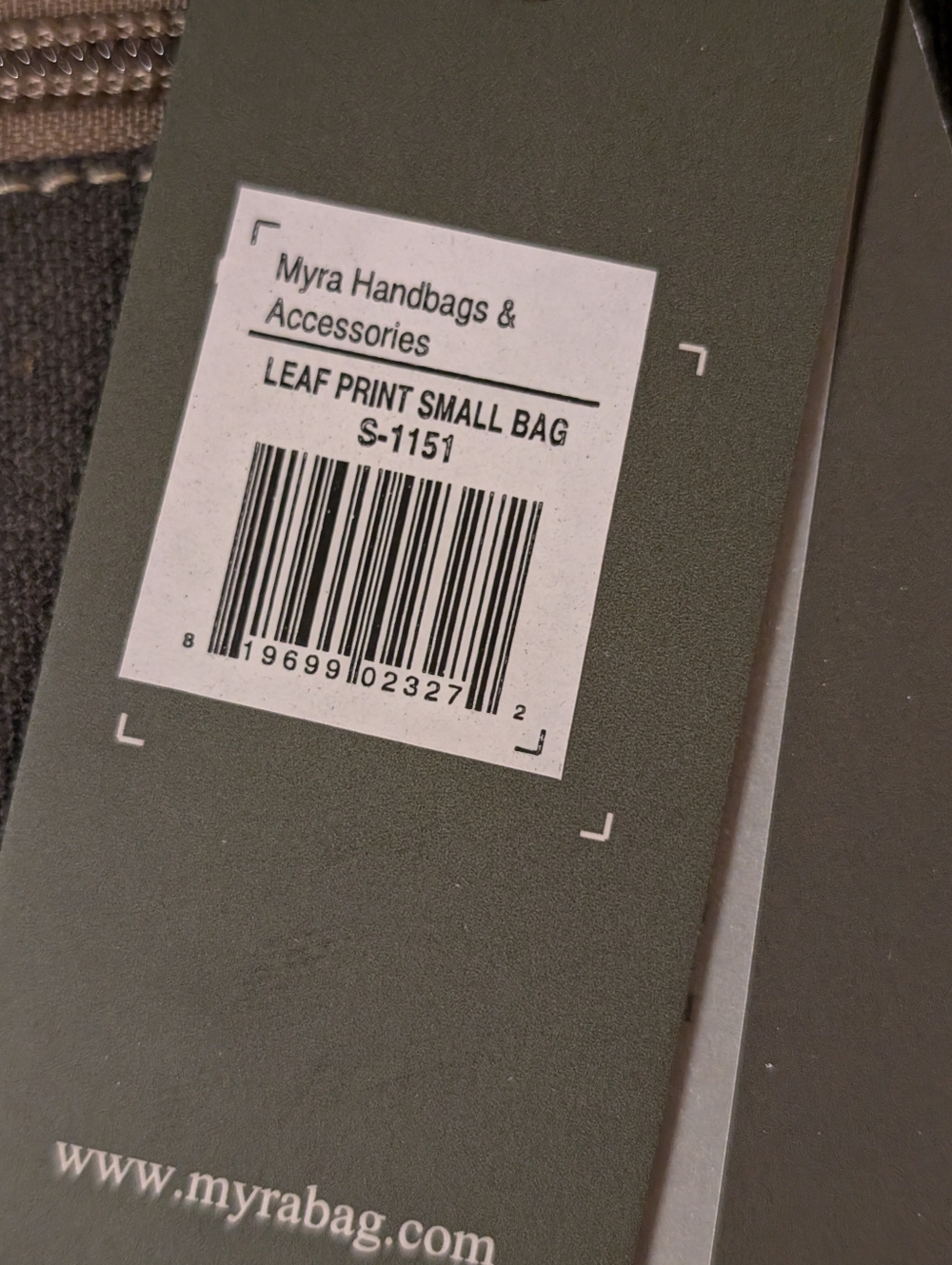 NWT Myra Bag Leather Print Canvas Leather Satc… - Picture 5 of 8